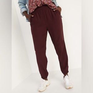 Medium TALL twill jogger pants